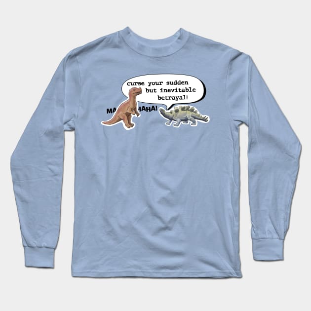 Curse You Sudden But Inevitable Betrayal Long Sleeve T-Shirt by DMBarnham